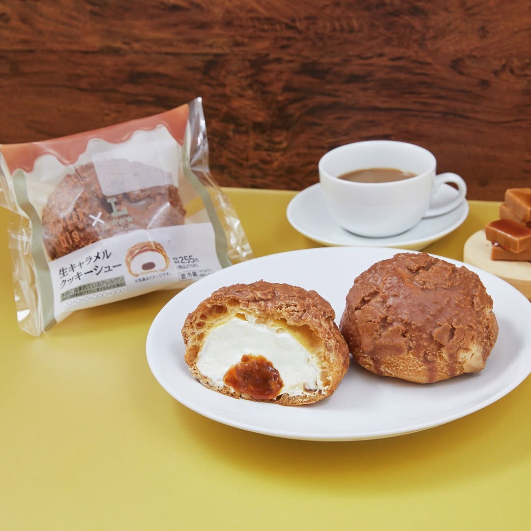 生キャラメルクッキーシュー