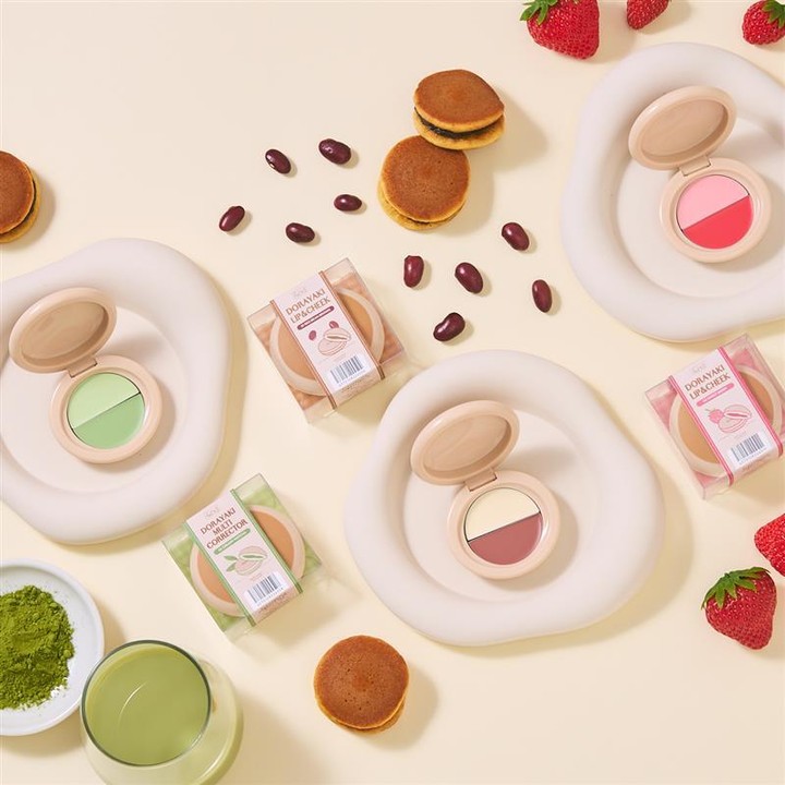 どらやきリップ＆チーク ローソンコスメ