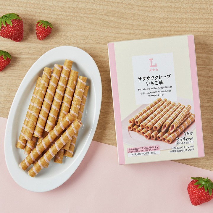 サクサククレープ いちご味 ローソン