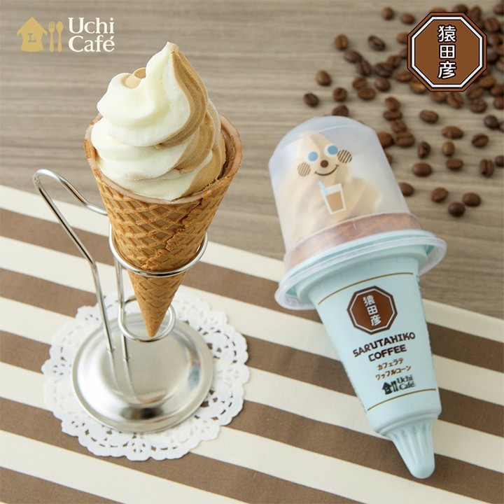 カフェラテワッフルコーン