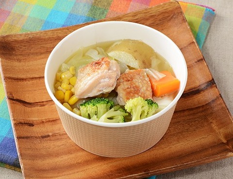 ローソン スープパスタサラダ チキン