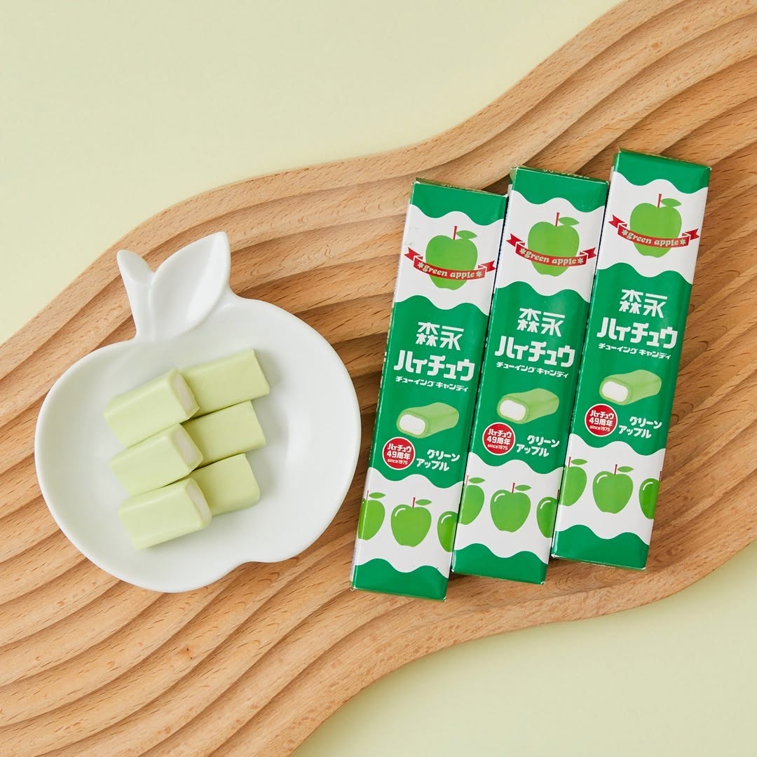 ハイチュウ グリーンアップル 復刻デザイン