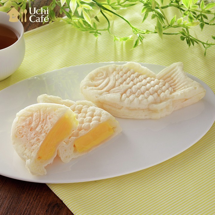 もっちりとした白いたい焼き カスタード