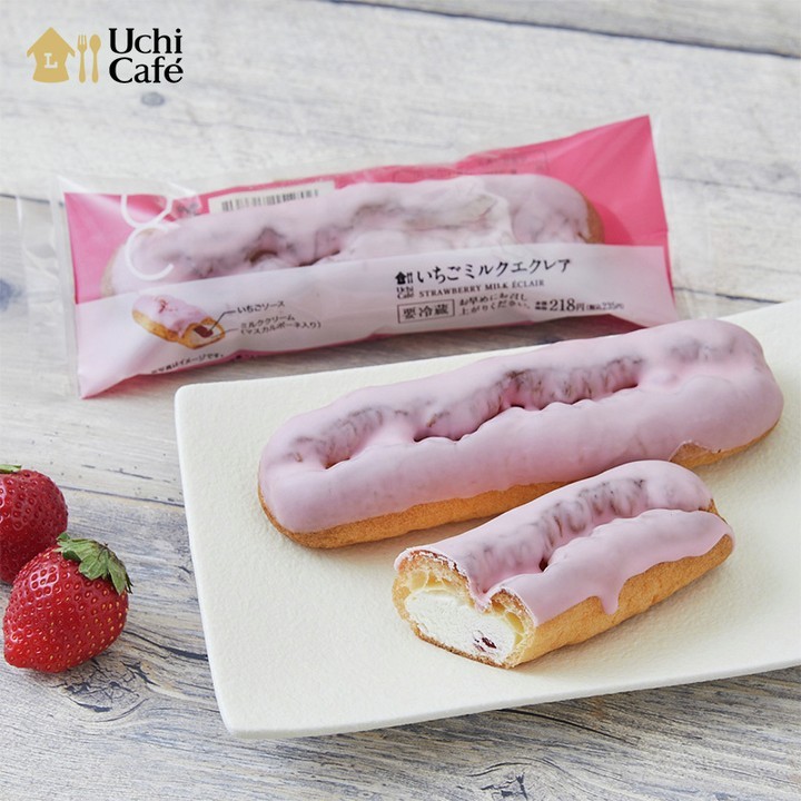 いちごミルクエクレア