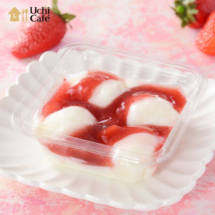 ミルクもち とろ〜り練乳いちご ローソン