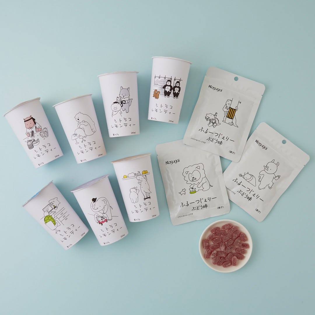 シトラスレモンティー ふるーつじぇりーぶどう味 限定パッケージ