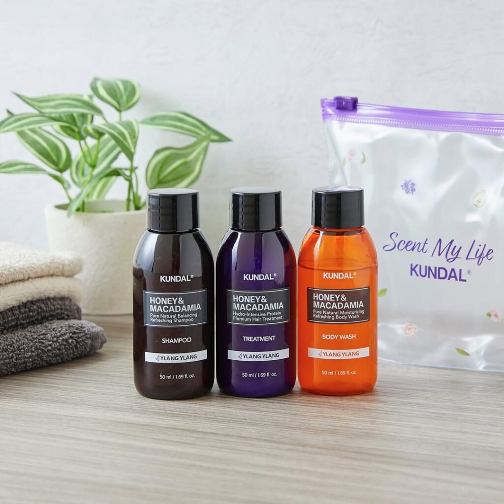 ローソン KUNDAL クンダル トラベルセット シャンプー トリートメント ボディソープ ヘアケア