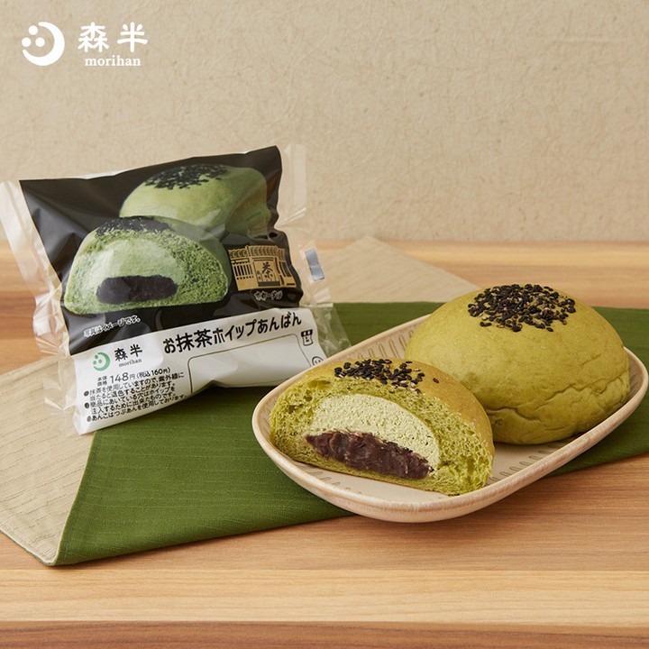 森半 お抹茶ホイップあんぱん