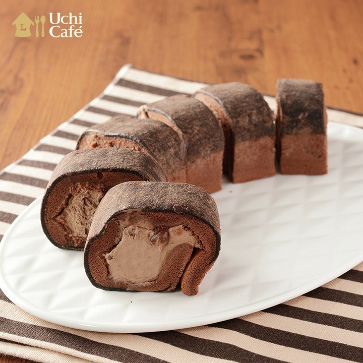 お餅で巻いたもち食感ロール(ショコラ)