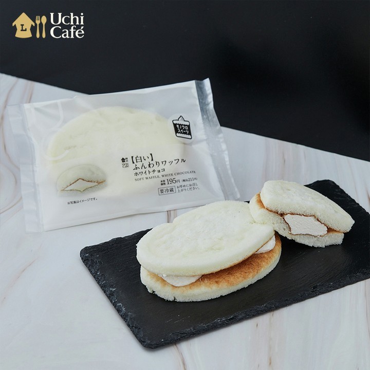 白いふんわりワッフル ホワイトチョコ