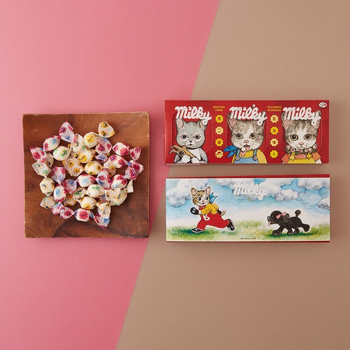 ヒグチユウコ ローソン コラボ ミルキー チョコトランク