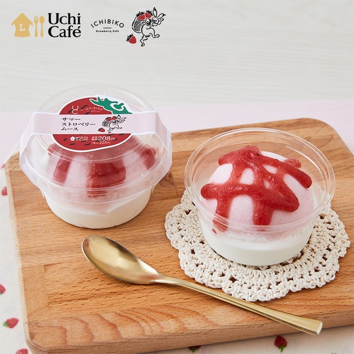 Uchi Café×ICHIBIKO サマーストロベリームース