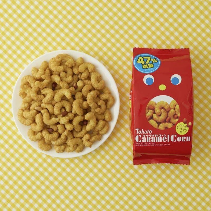 キャラメルコーン47%増量 ローソン