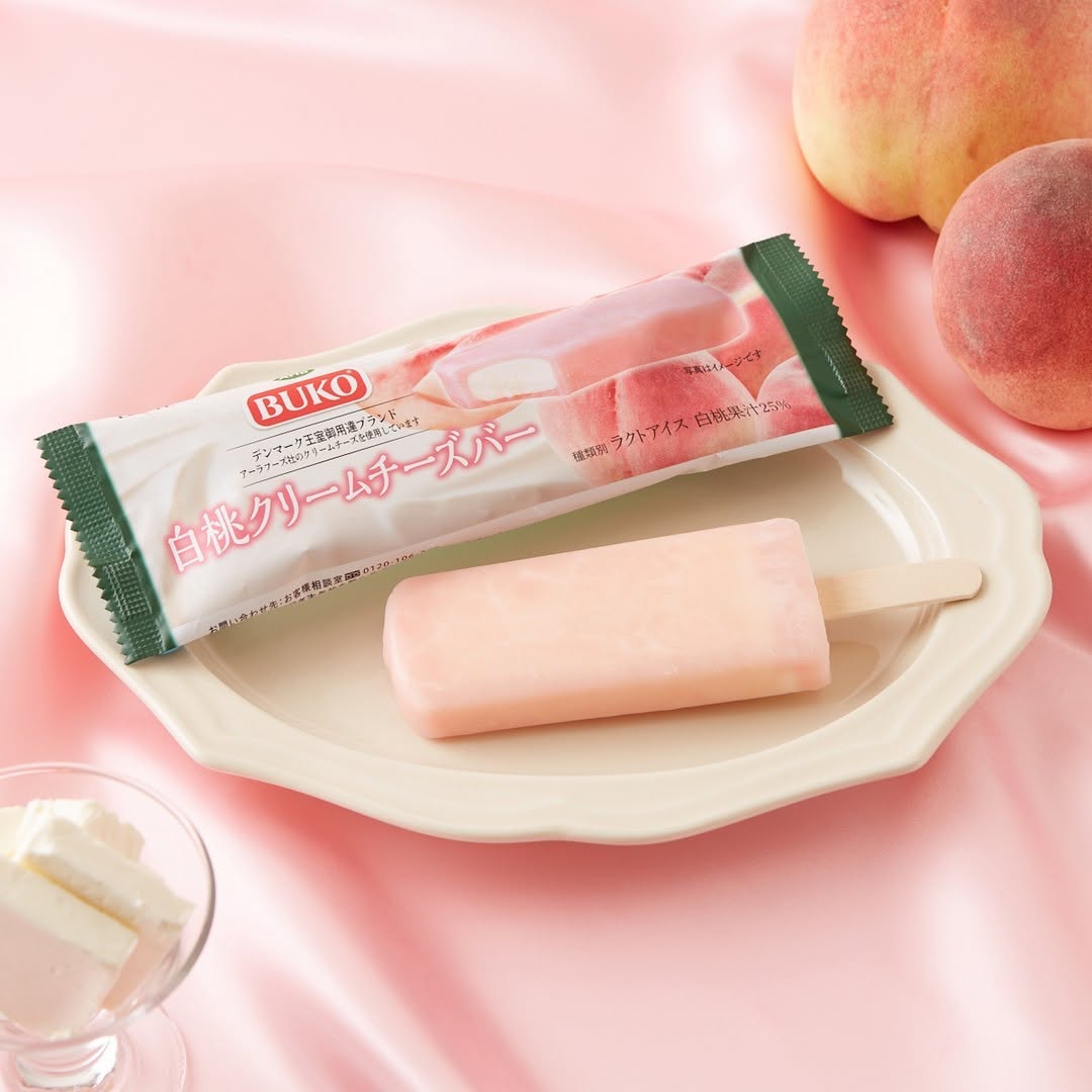 ロッテ Arla BUKO 白桃クリームチーズバー