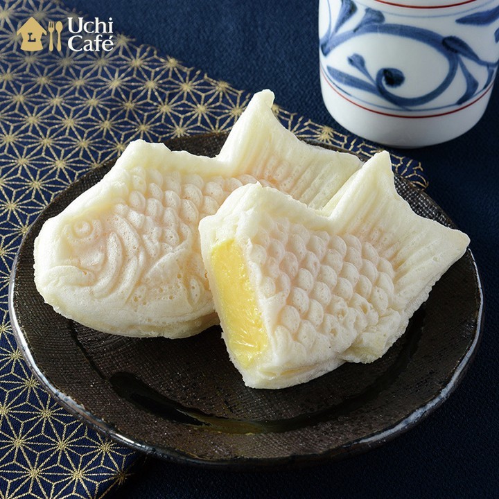 もっちりとした白いたい焼き カスタード