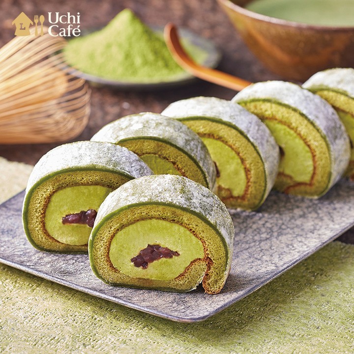 お抹茶大福仕立てのもち食感ロール