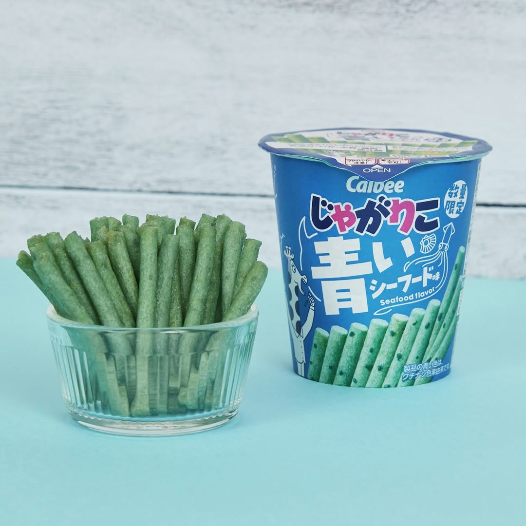 青いじゃがりこ シーフード味