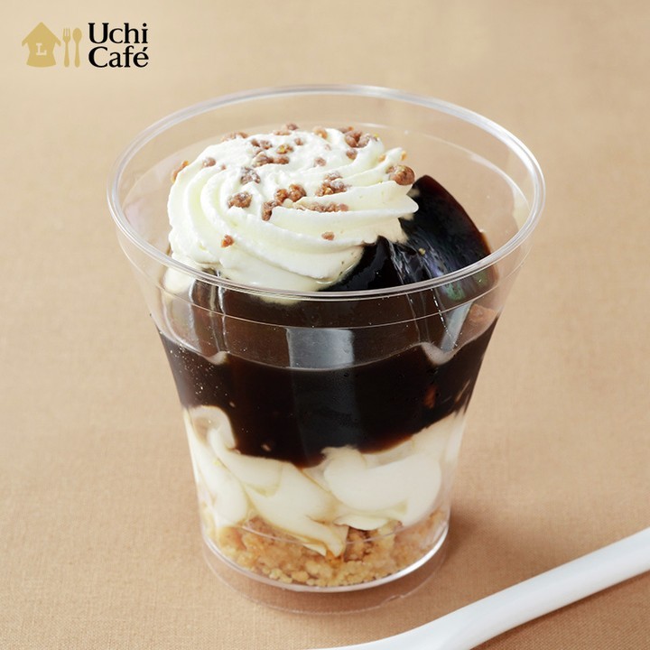 ぷるっとしたコーヒーゼリー