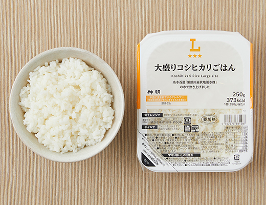 大盛りコシヒカリごはん