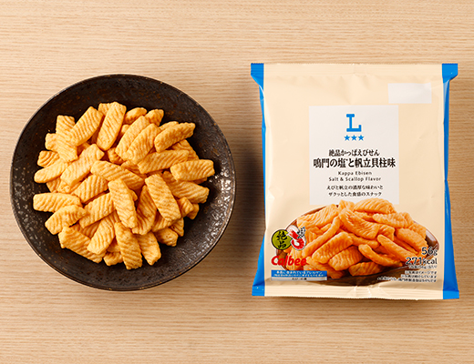 絶品かっぱえびせん 鳴門の塩と帆立貝柱味