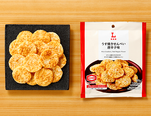 うす焼きせんべい 唐辛子味