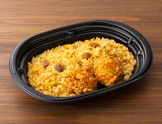 香ばし炒めチャーハン＆鶏から