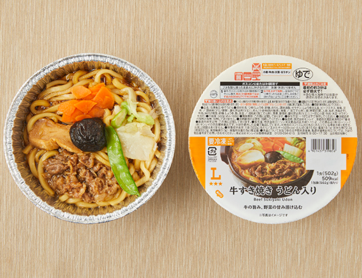 牛すき焼き うどん入り