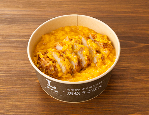 とろーりたまごの三元豚厚切りロースカツ丼