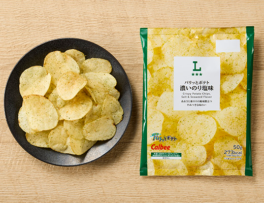 パリッとポテト 濃いのり塩味